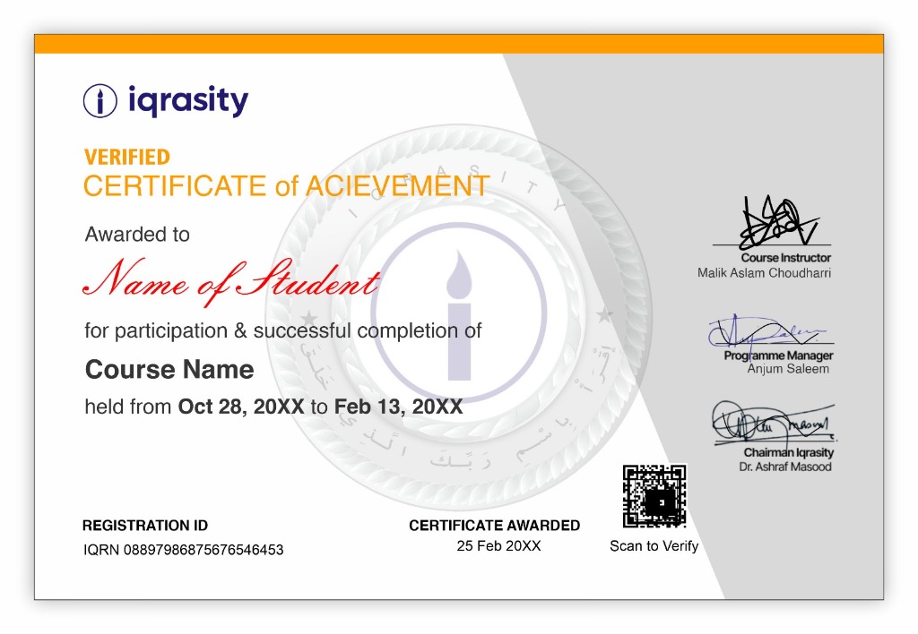 Certificate Preview